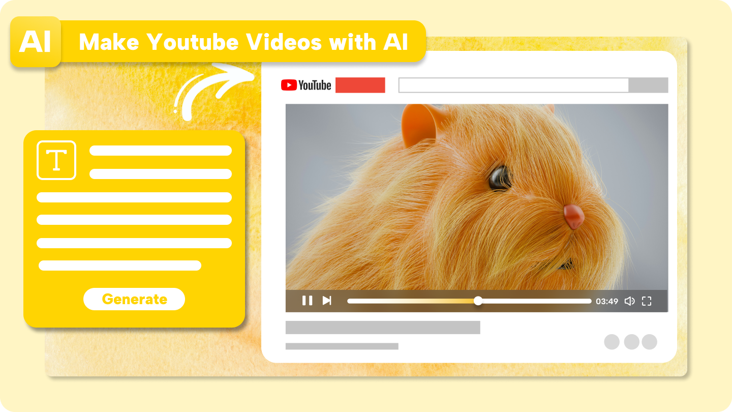 how to make youtube videos with ai