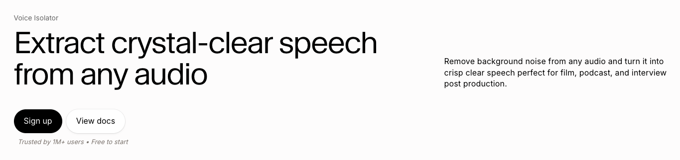 ElevenLabs Audio Enhancement Tool