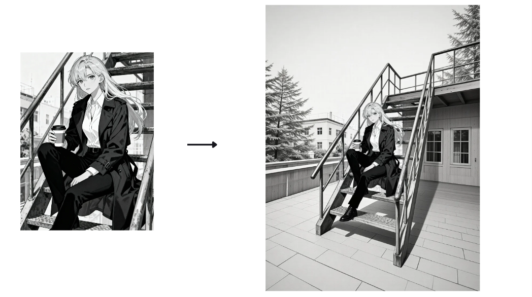 Expand feature in Dreamina