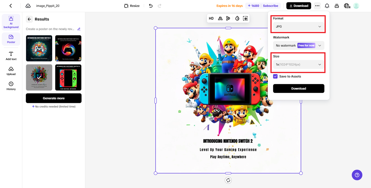 Plethora of options when exporting