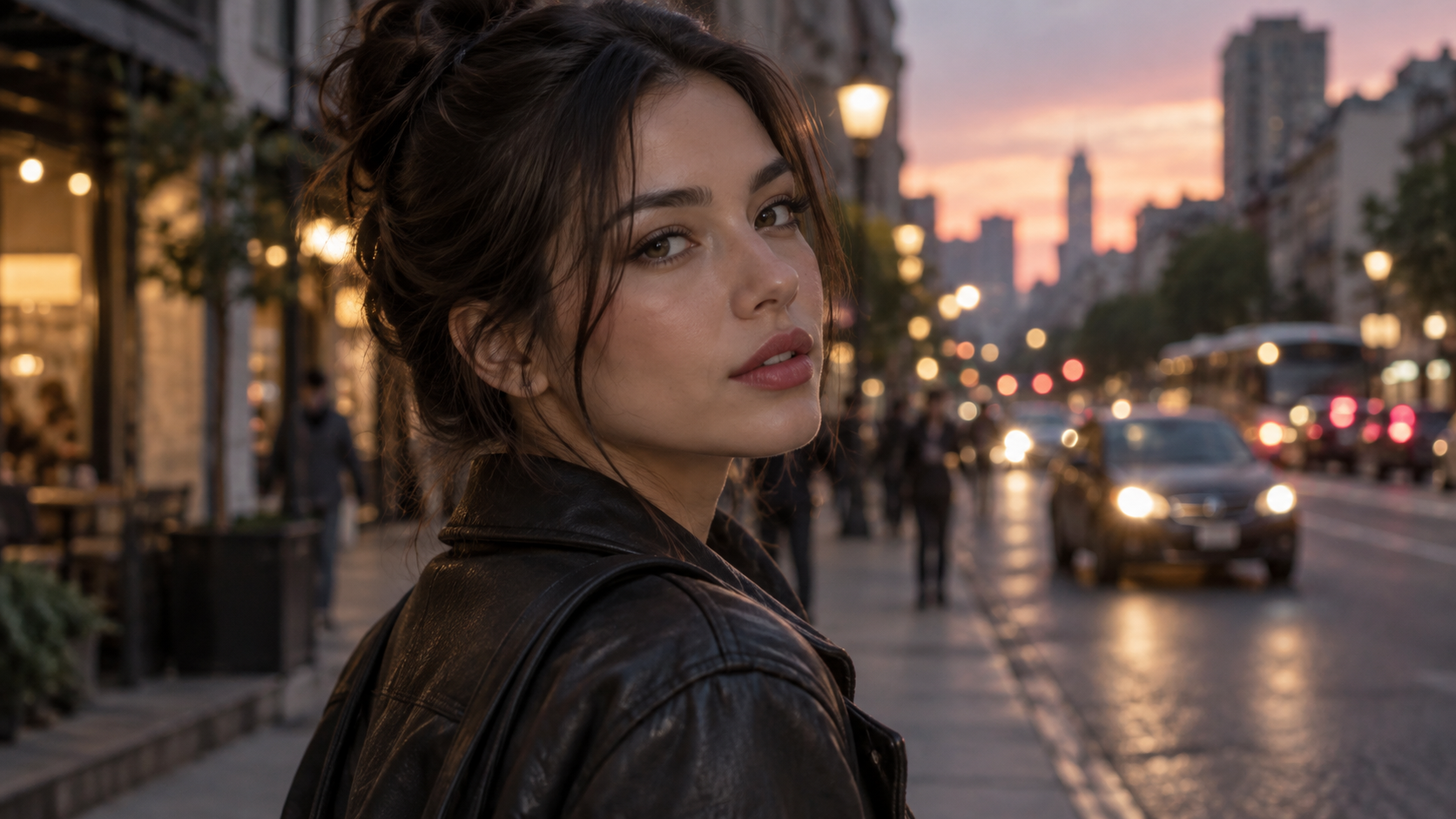 Portret de referință al personajului cinematografic la amurg