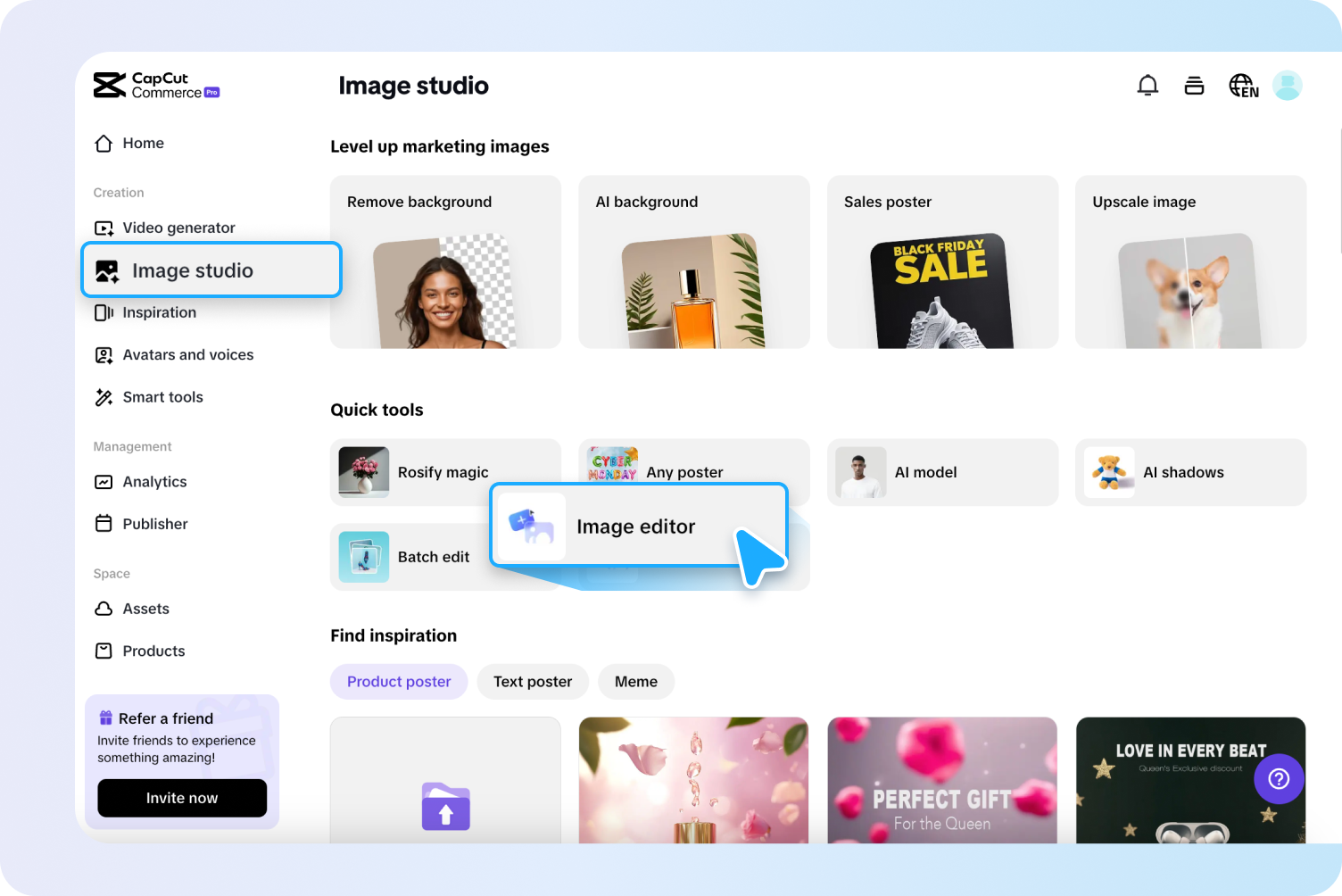 Step 1: Open the image editor