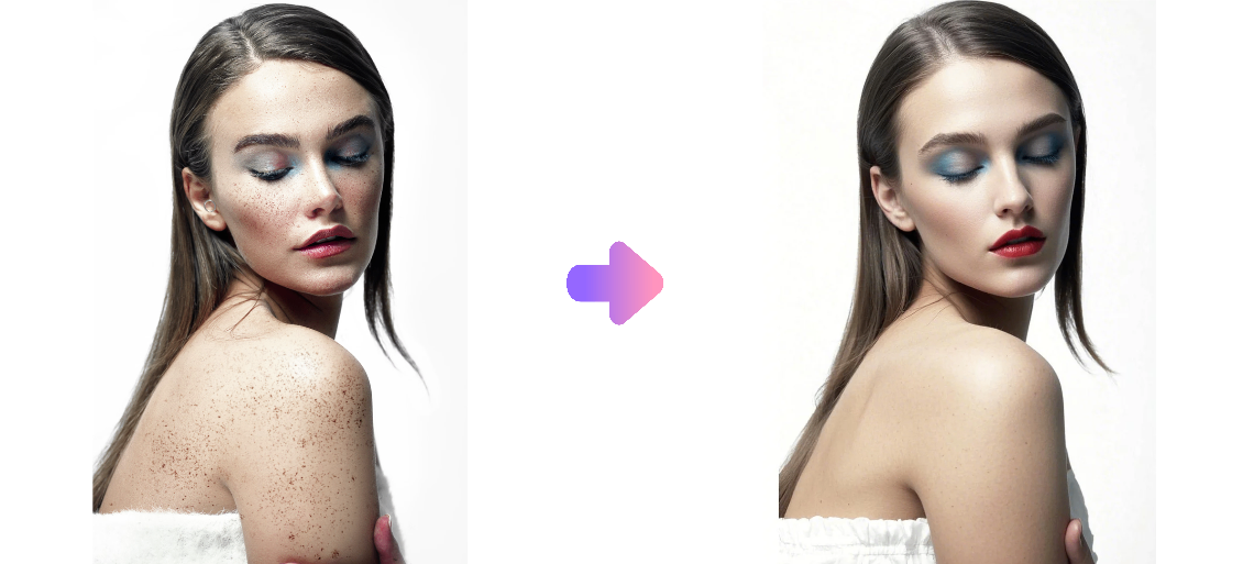 One-click retouch