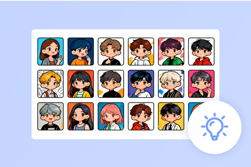 build your character portfolio quickly