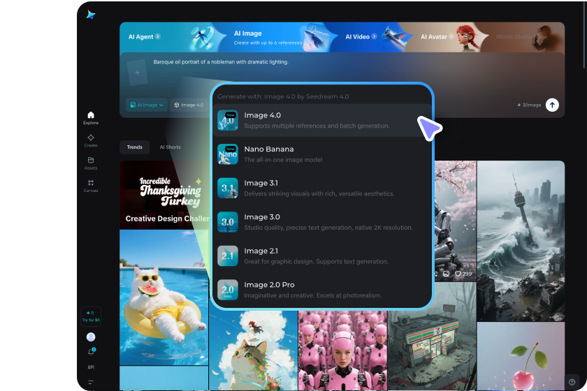 select model and generate