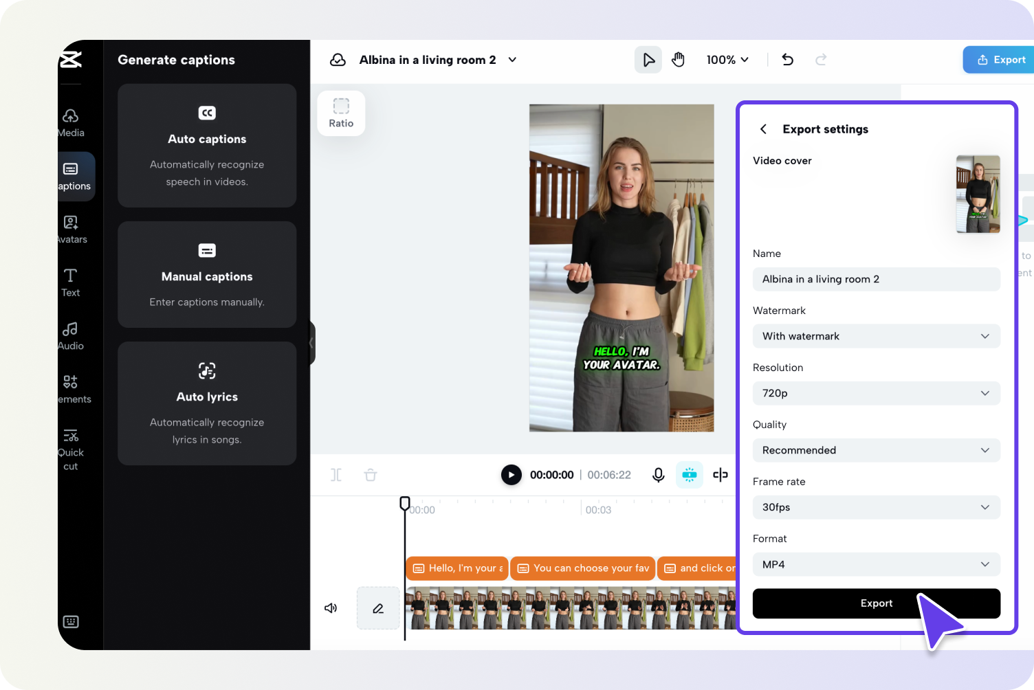 ดาวน์โหลดเสียงตัวละครของคุณ