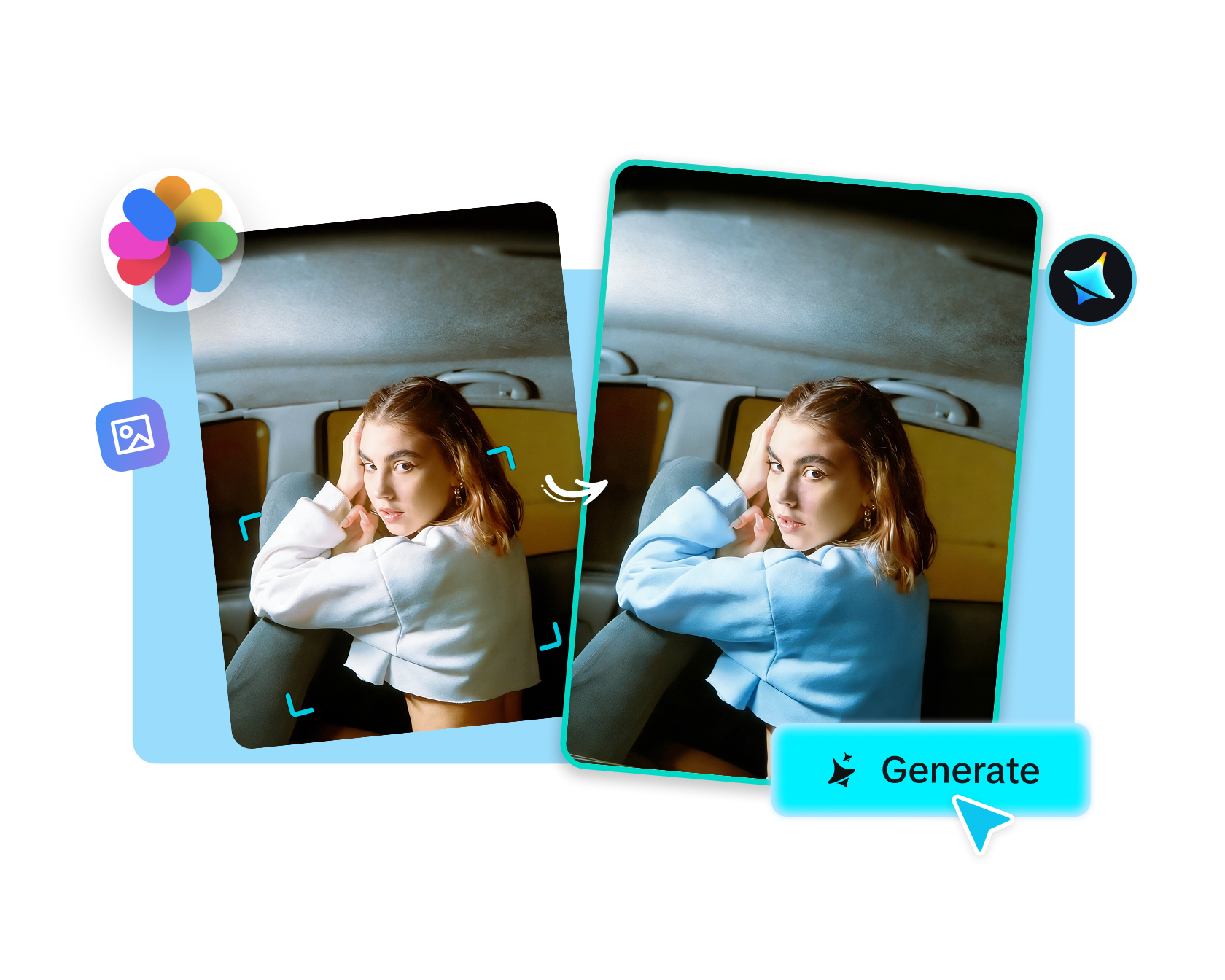 เครื่องเปลี่ยนสีภาพถ่าย AI ฟรี