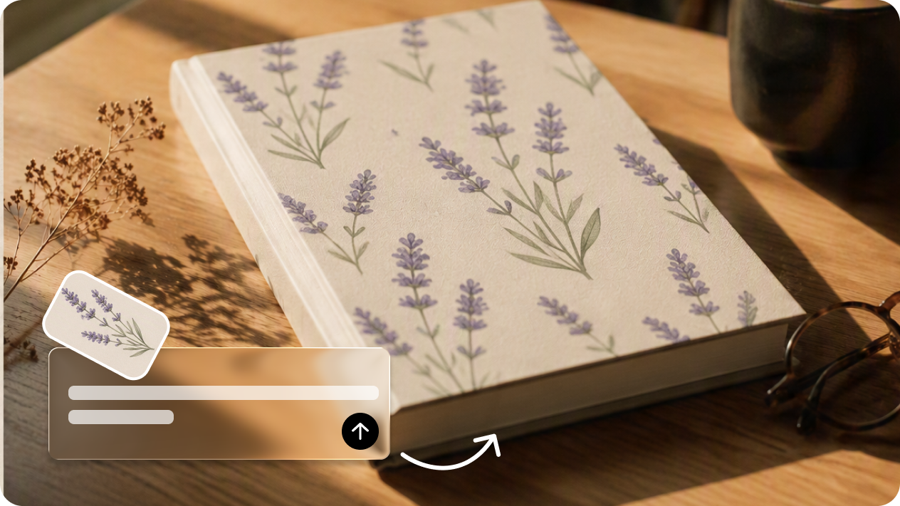Generate realistic notebook mockups from text and images