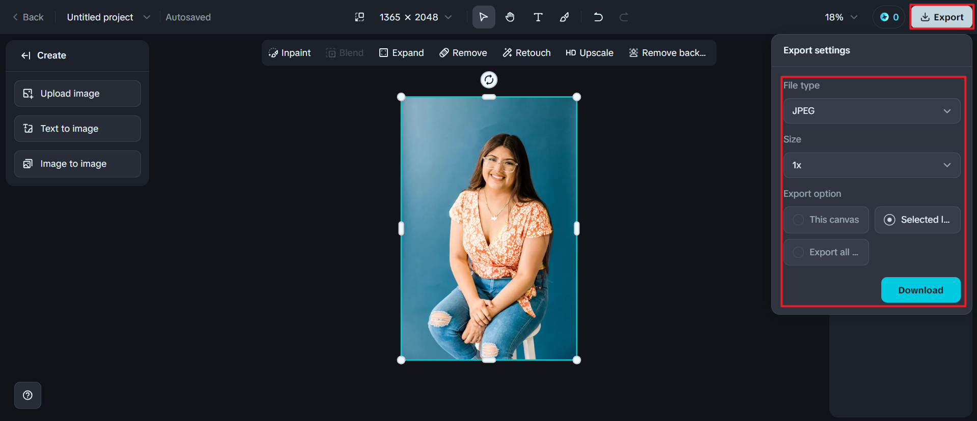 Descărcați fotografia recolorată AI