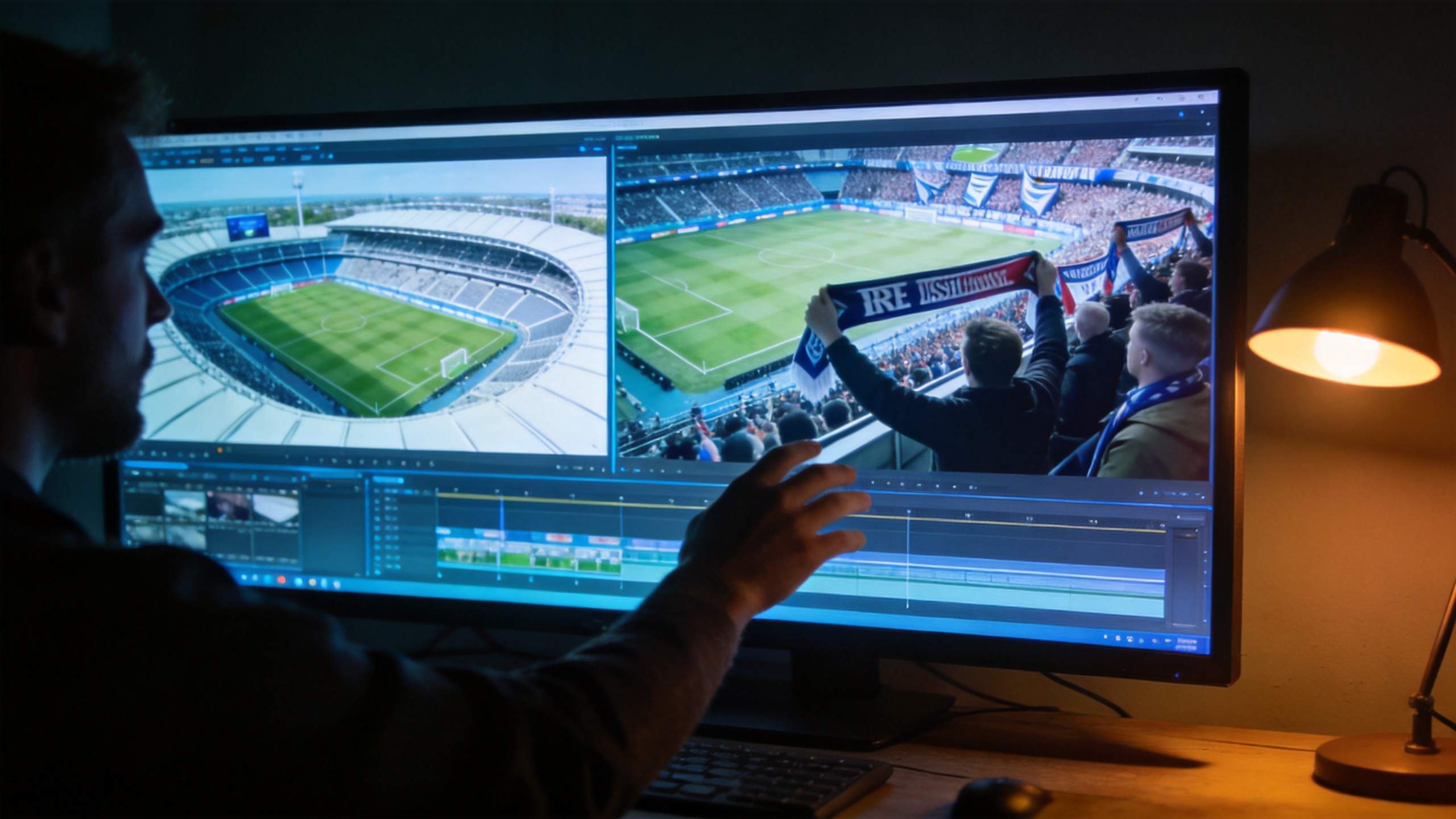 Stock Match Footage vs. Self-Captured Stadium Clips for Global Football Tournament Content