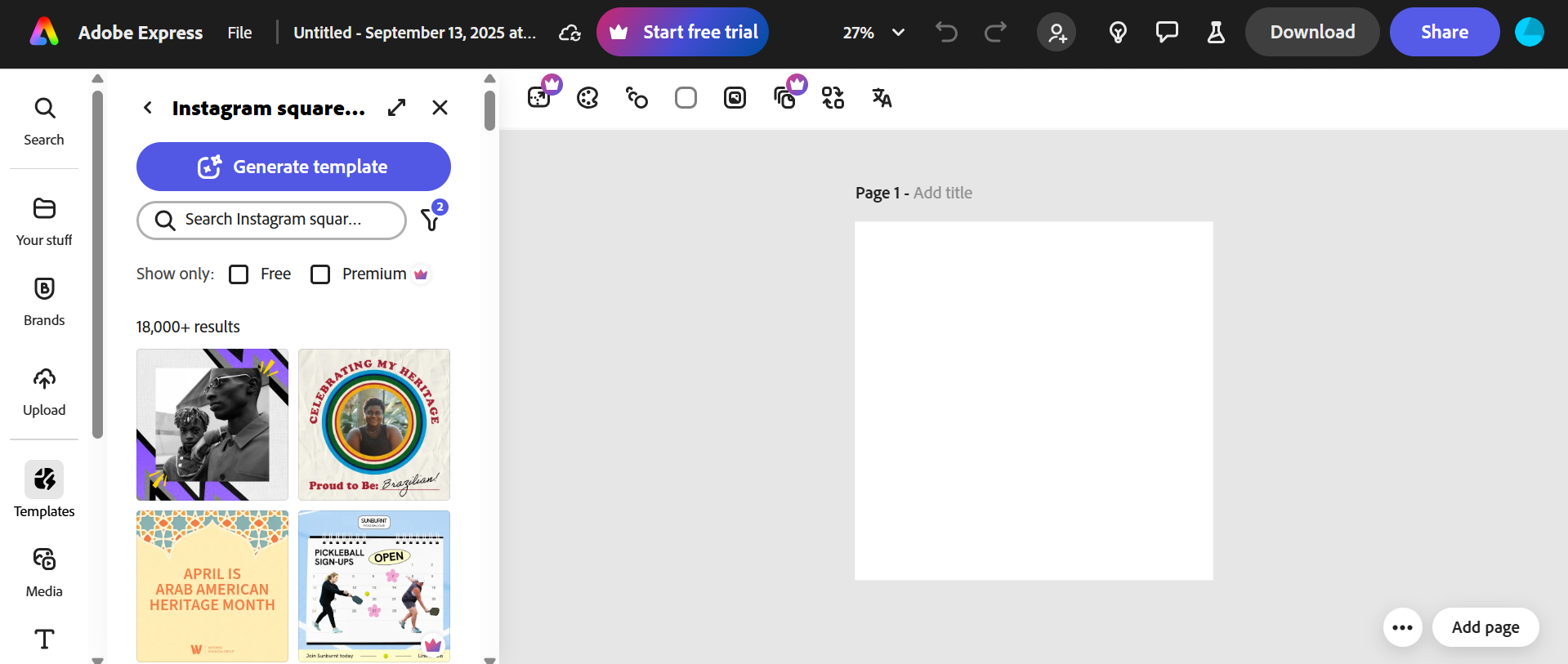 Éditeur de collage de photos Éditeur Adobe Express gratuit