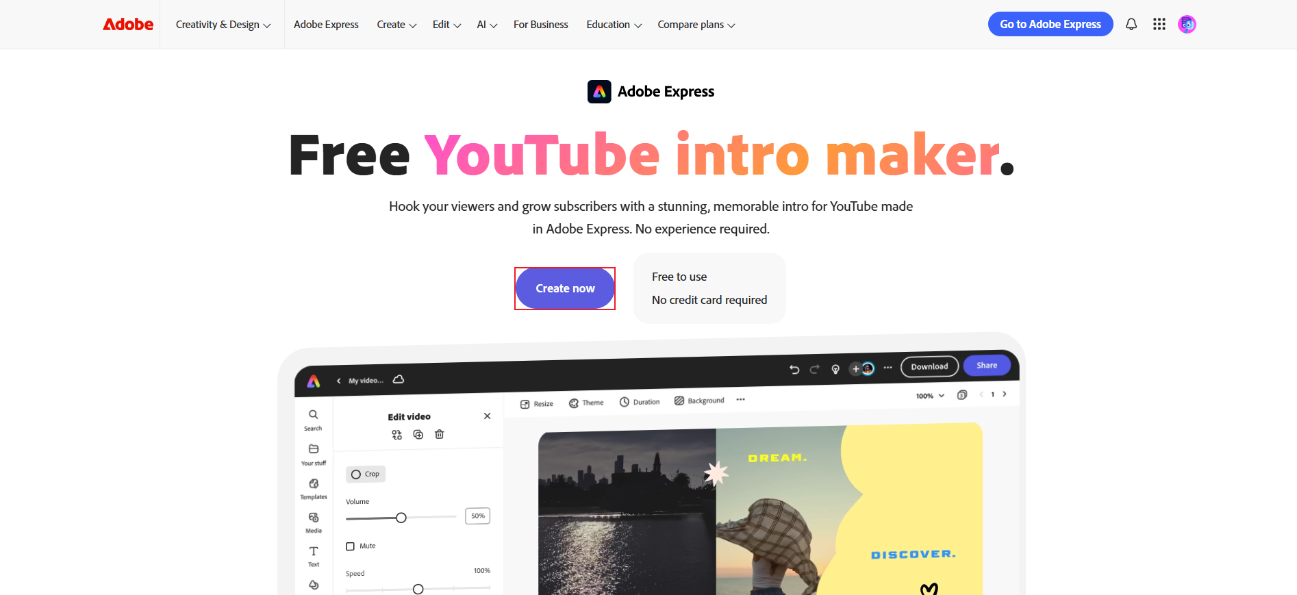 how to create a YouTube intro video