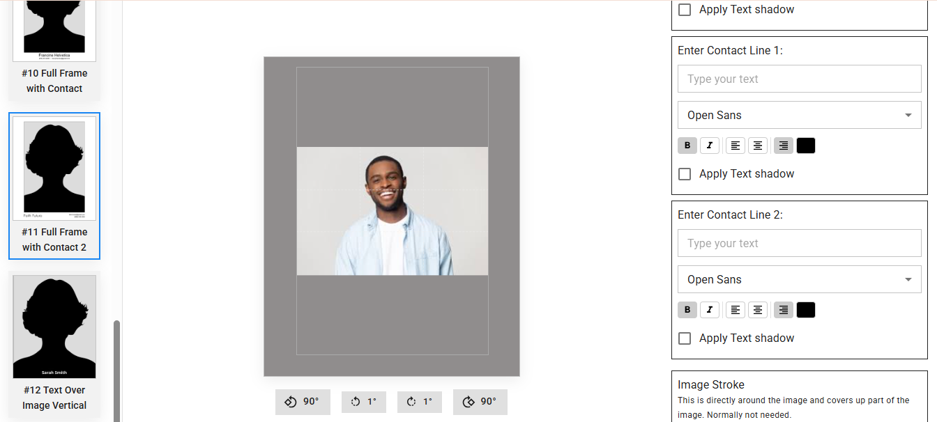 Customize using templates