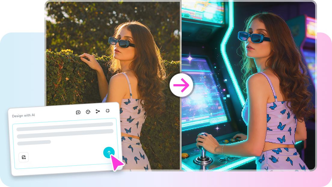 Convert any picture to Y2K style