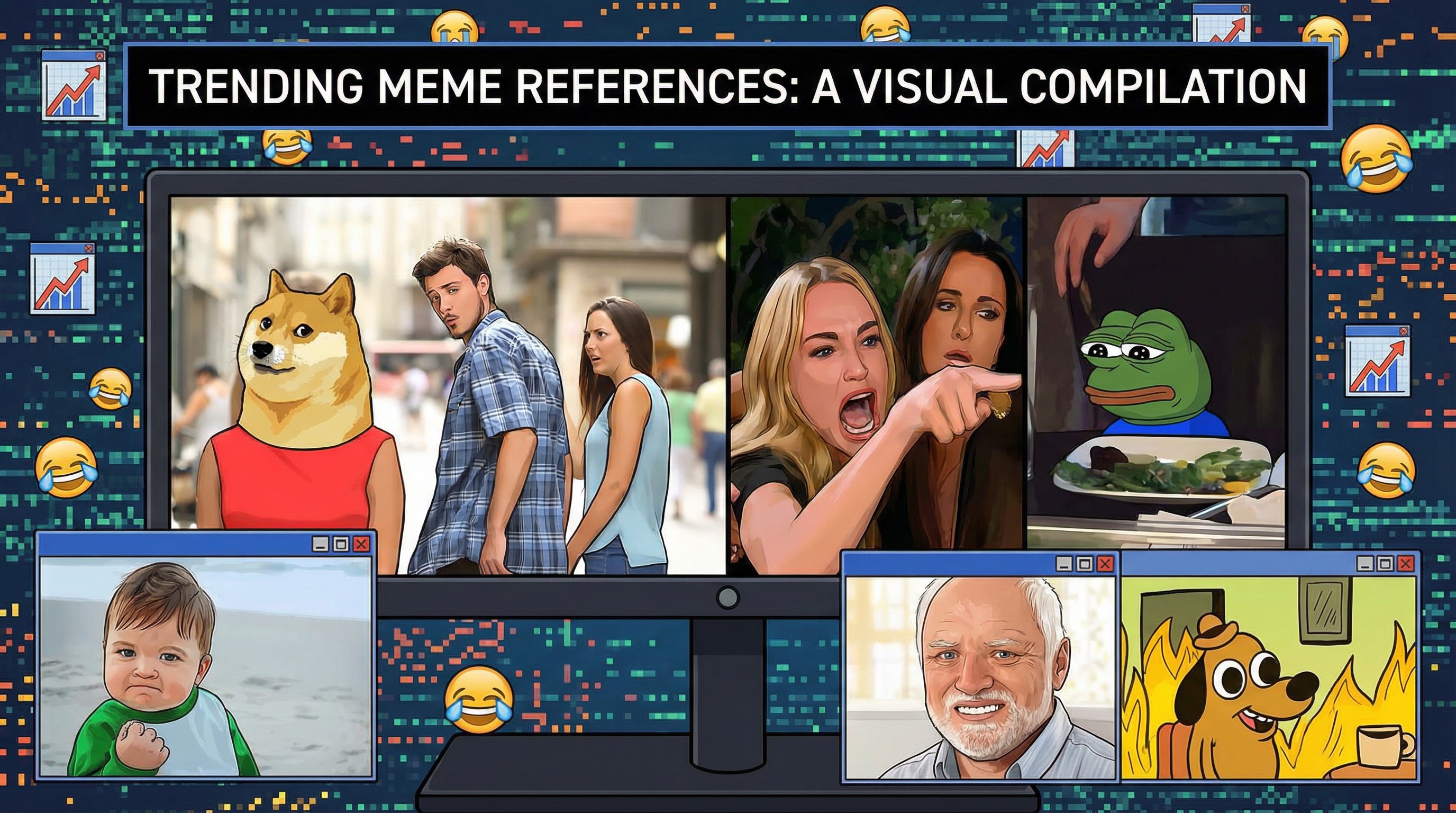 Используйте вирусные тренды.