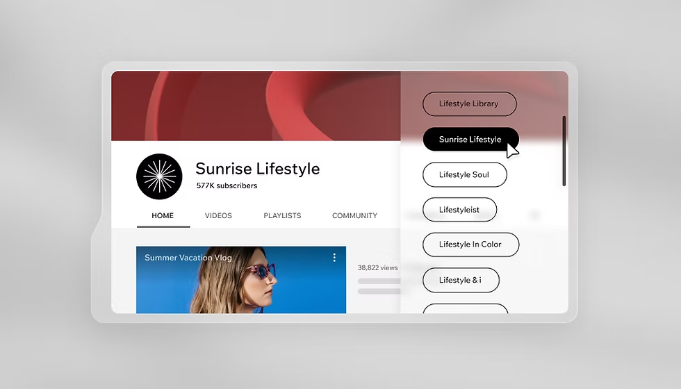 Think about a unique vlog channel name idea