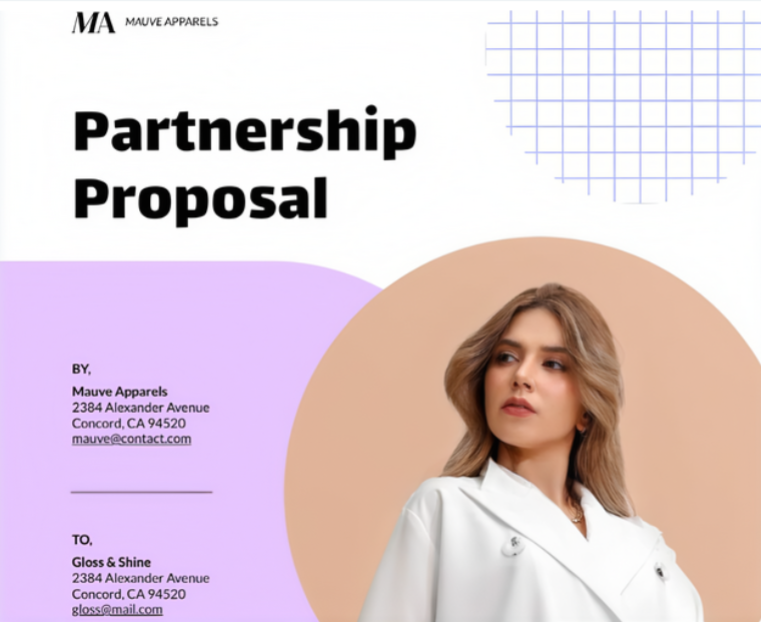 Fashion retail brand guideline template example