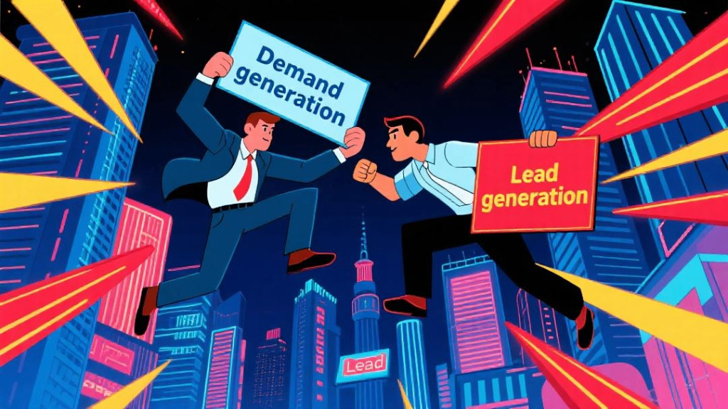 Difference between demand and lead generation
