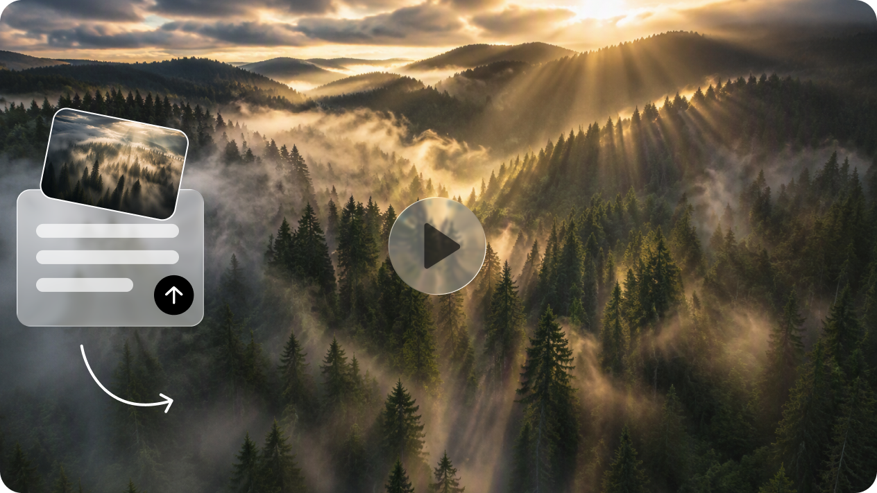 Animación de video de imagen a dron