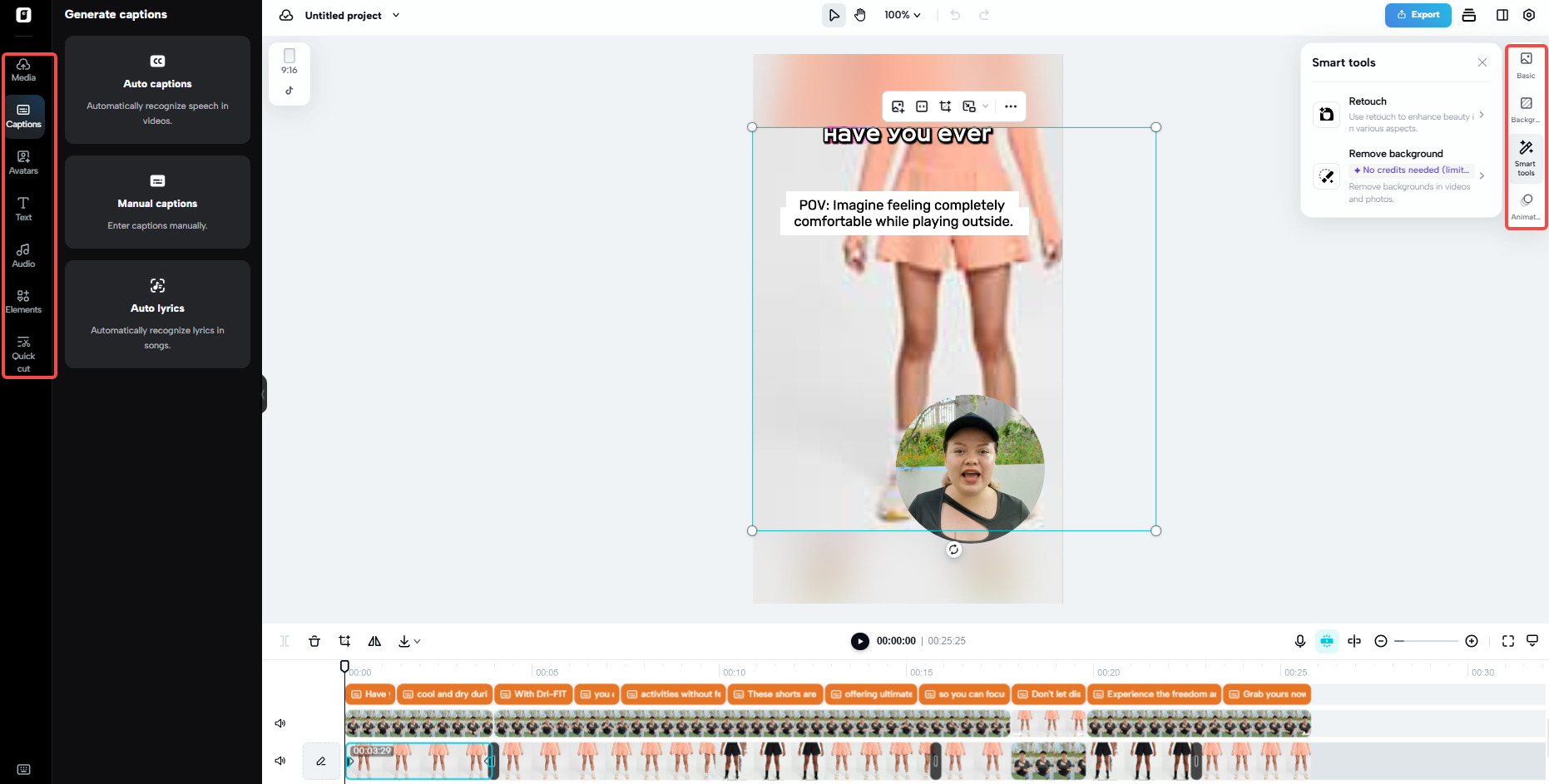 Advanced image and video editing