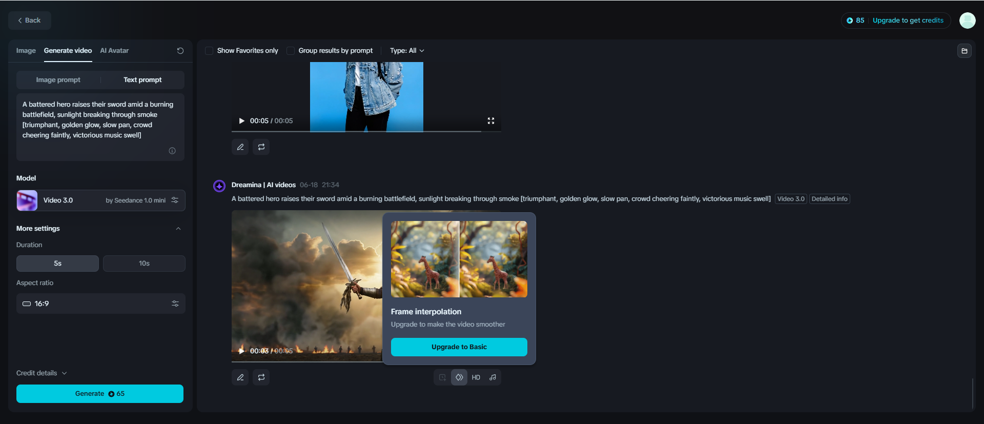 Interpolação de quadros
