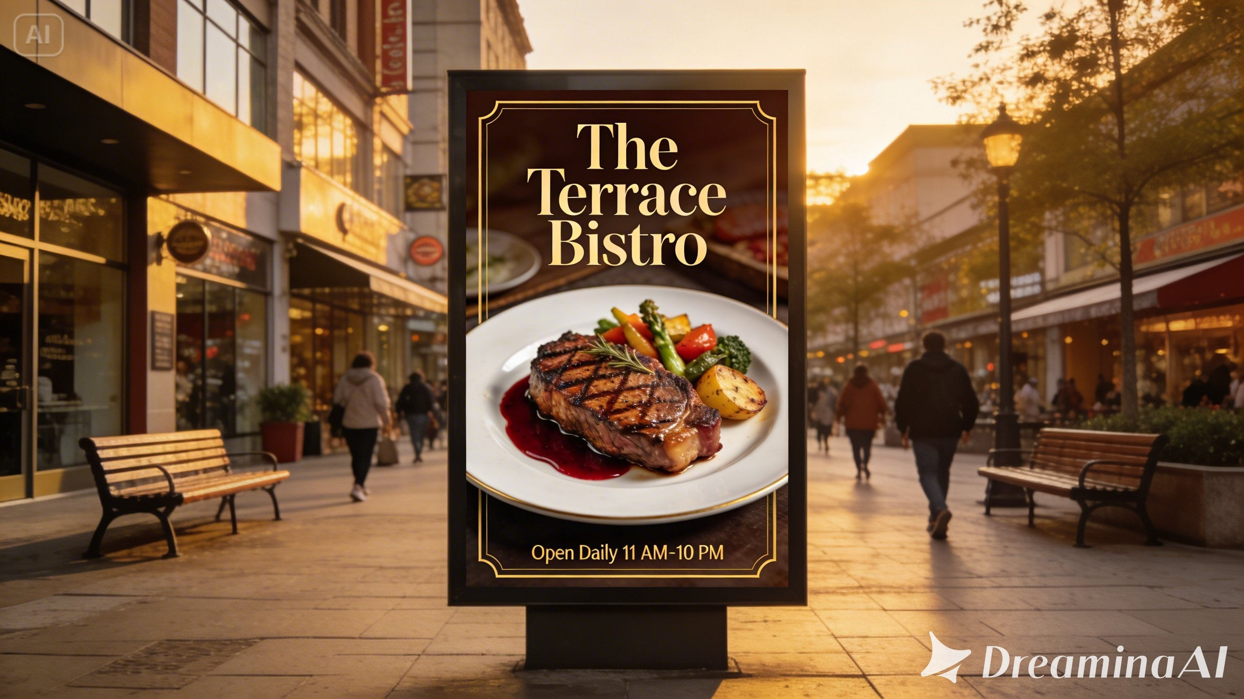 Makieta kwadratowego billboardu