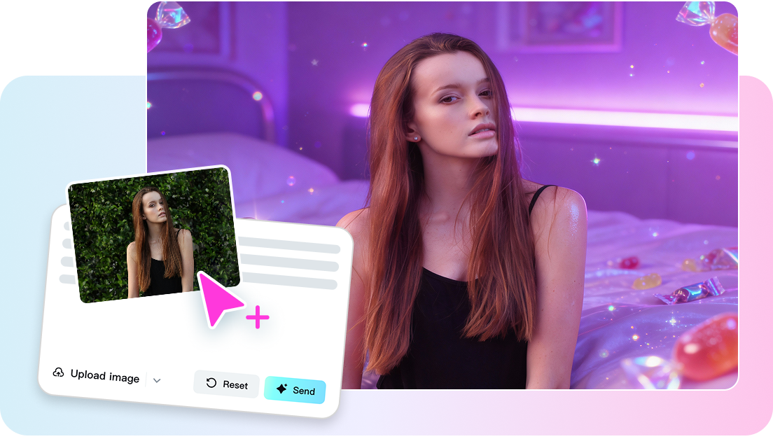 Generate Y2K photos from prompts