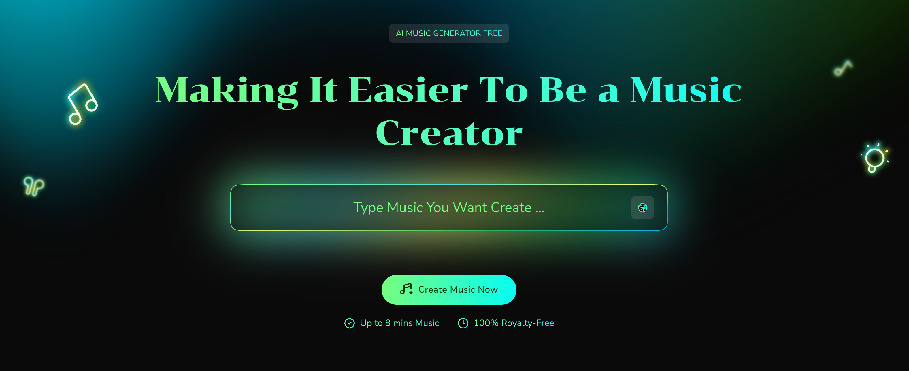 MusicCreator's AI Music Generator