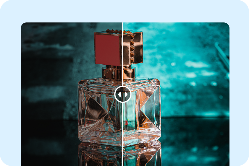 Enhance posts using CapCut to lighten a photo