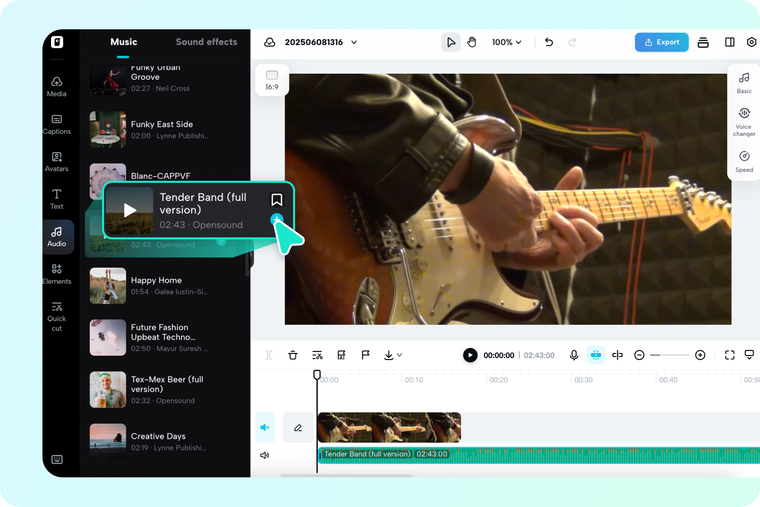 ลบและแก้ไขเสียงพูด