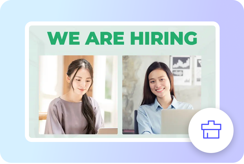  Uniform style on all social posts.