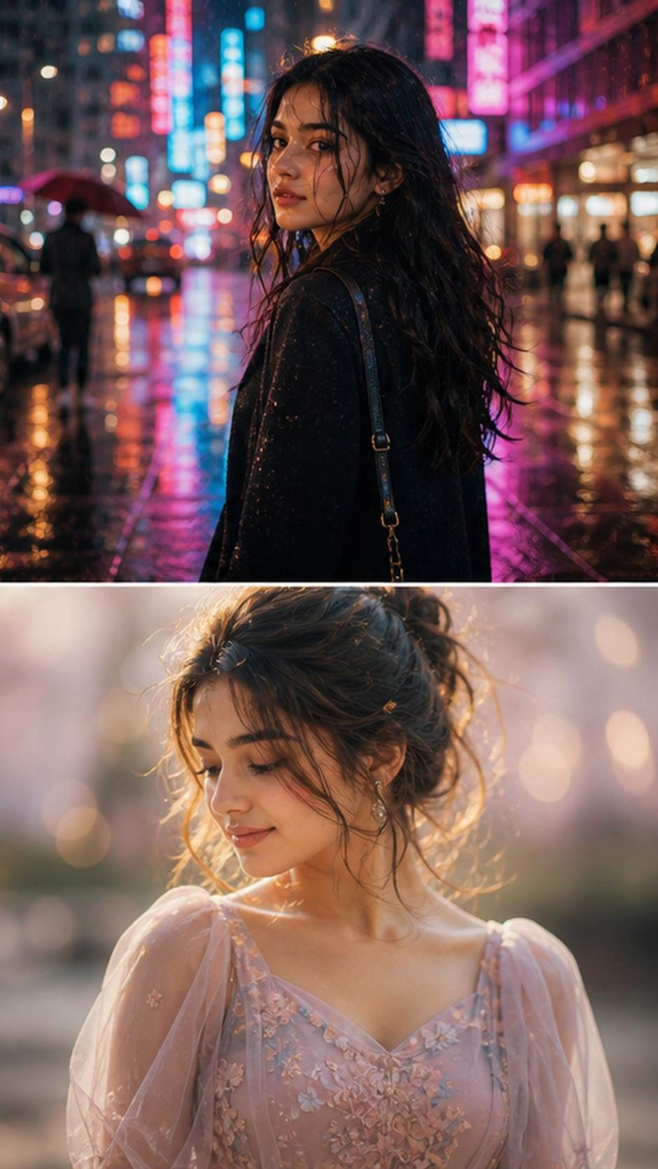 Asthetic Girls Photo Prompt ChatGPT mobile hero