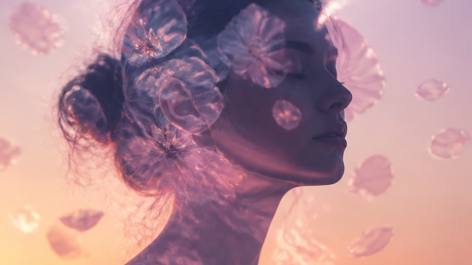 Transparent Flower Video prompt 2 original 16:9 visual