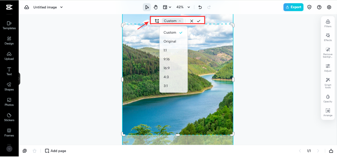 Crop your photo
