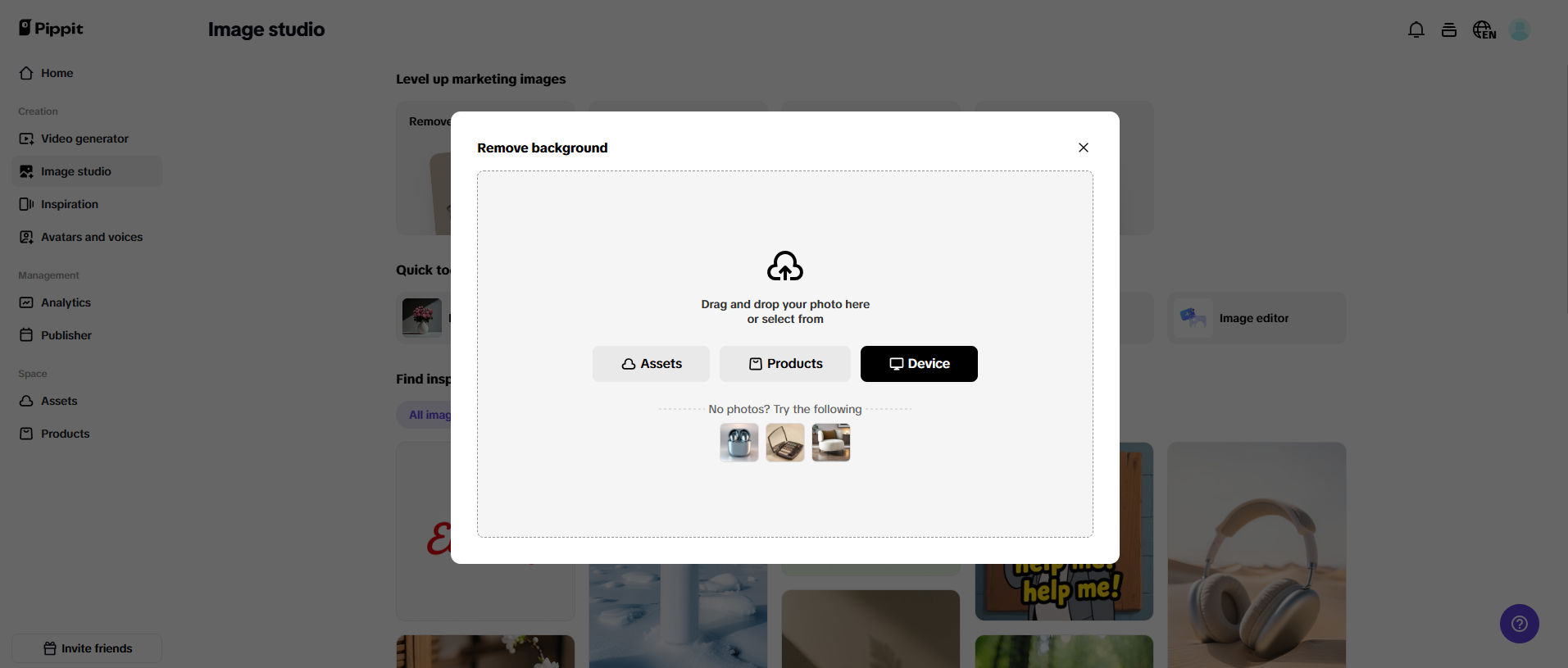 Remove image background