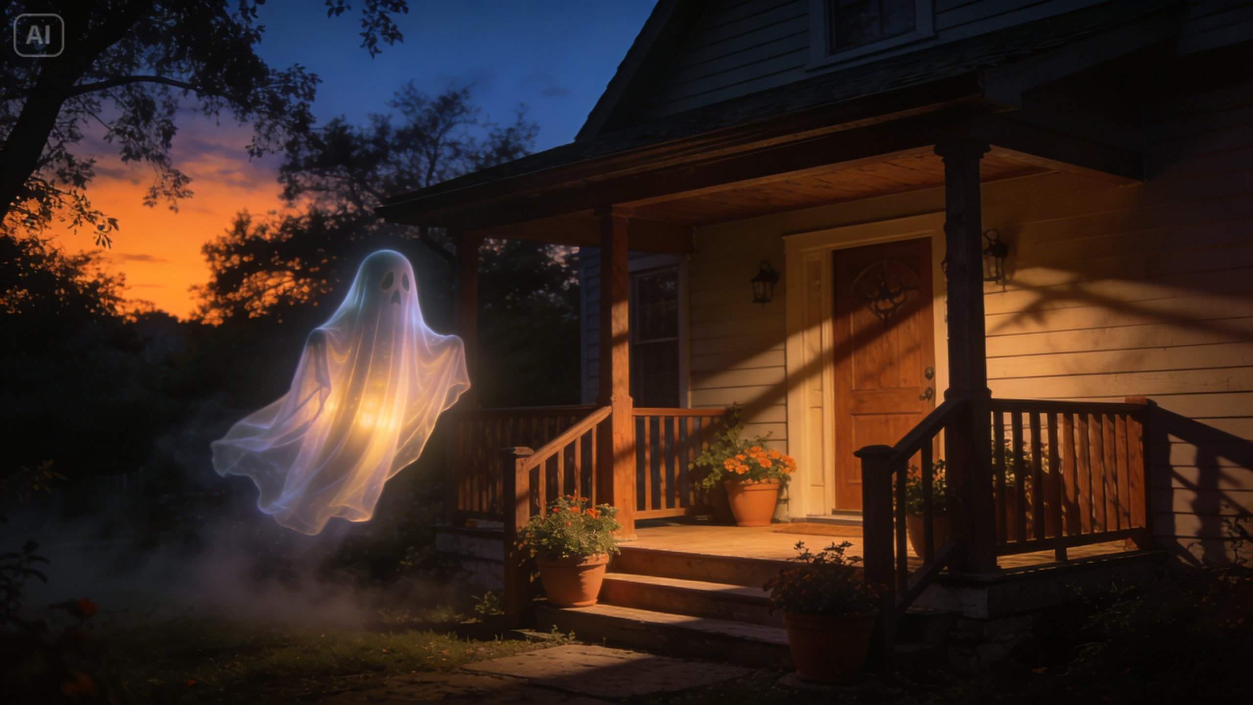 add ghost to photo features