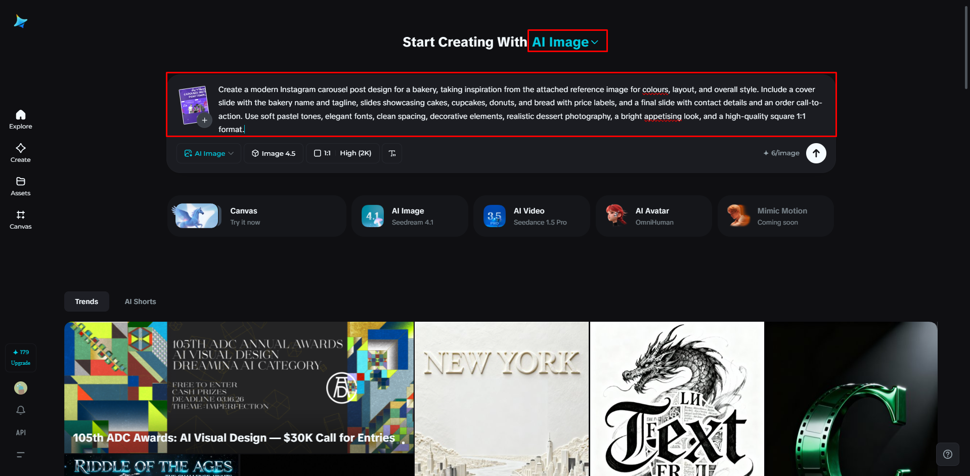 Escribe las indicaciones