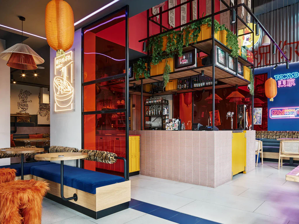 Fast food restaurant interior design