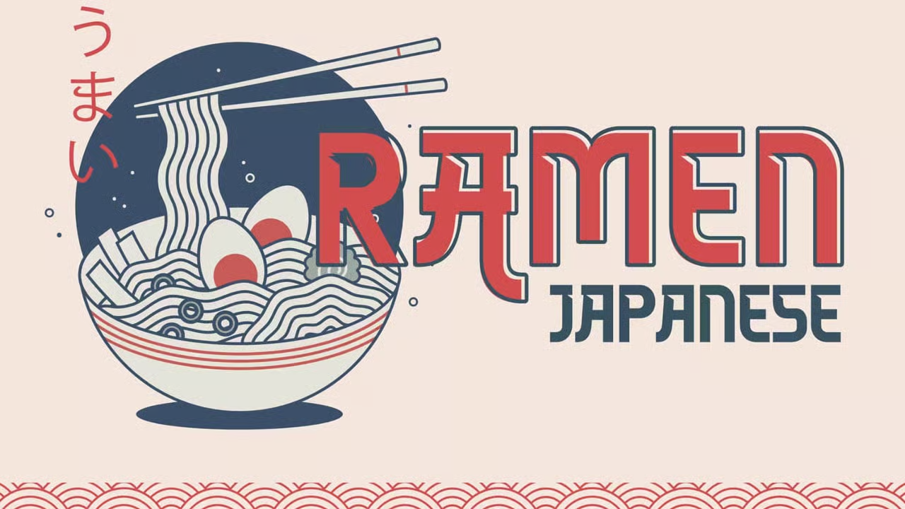 Anime header with Japanese text in handwritten font