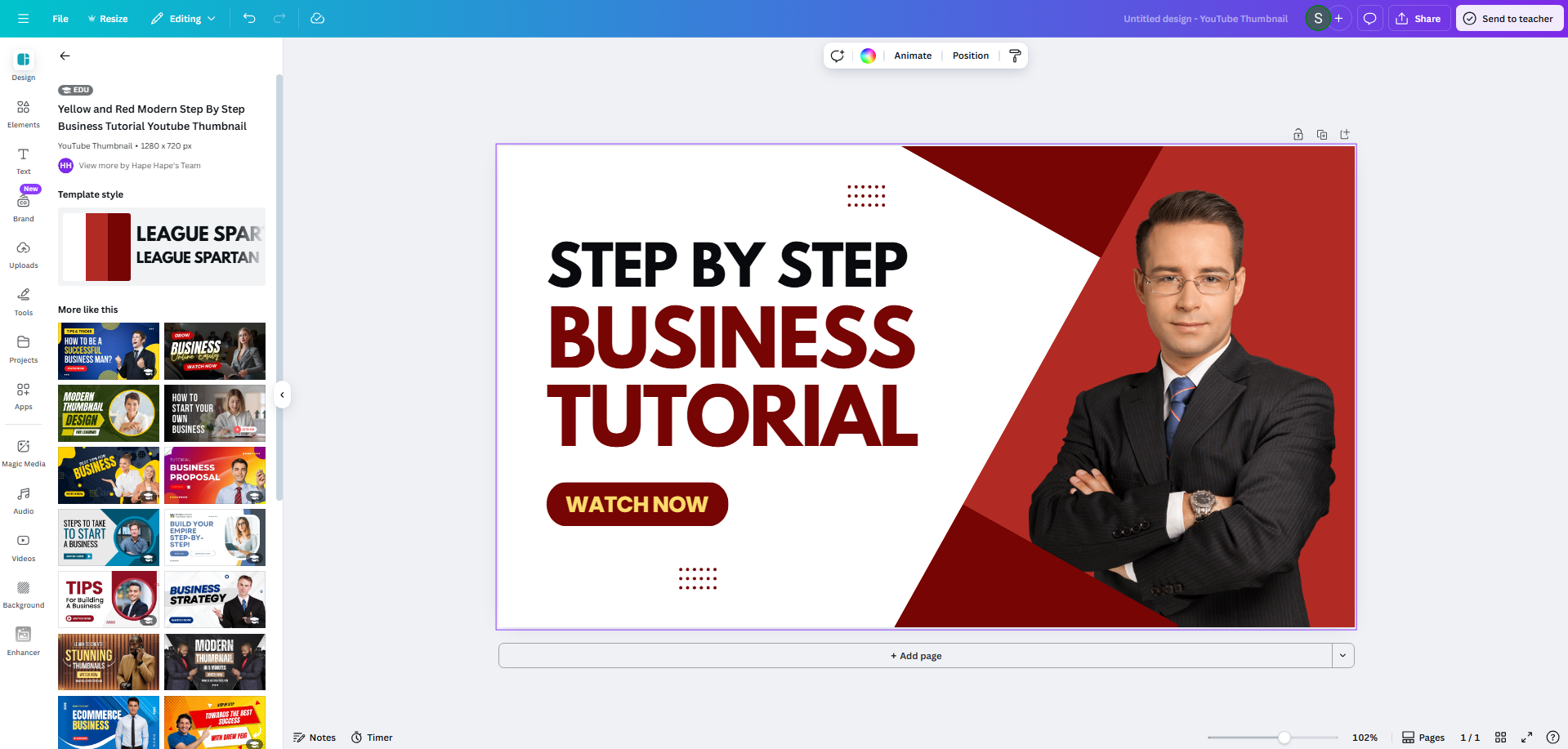 Preview and select a stock photo