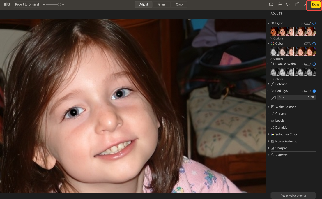 Export the final image