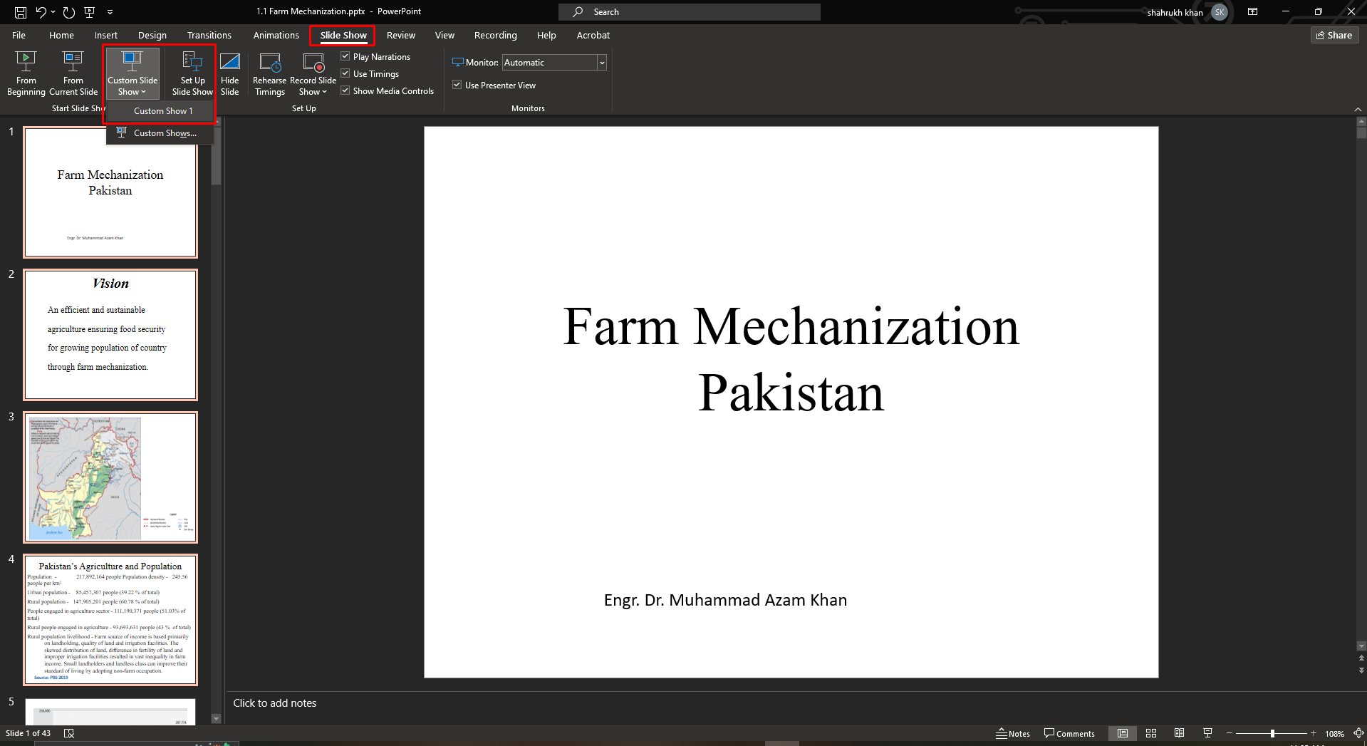 Uruchom niestandardową pętlę