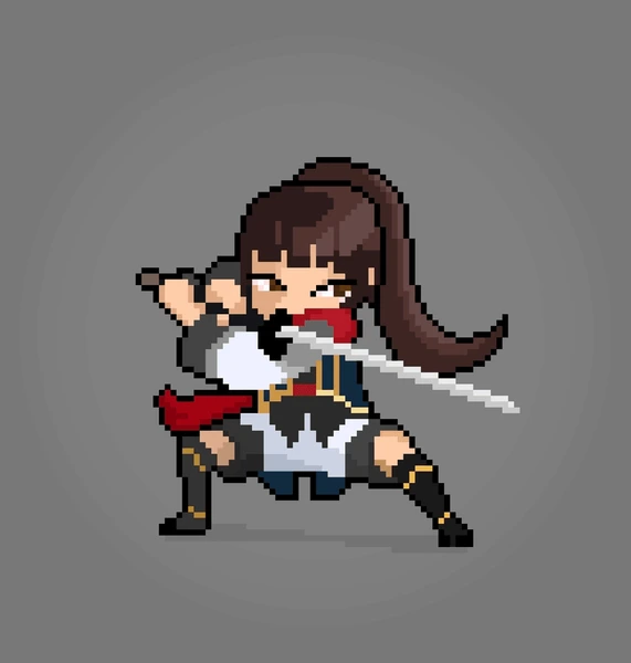 pixel art character