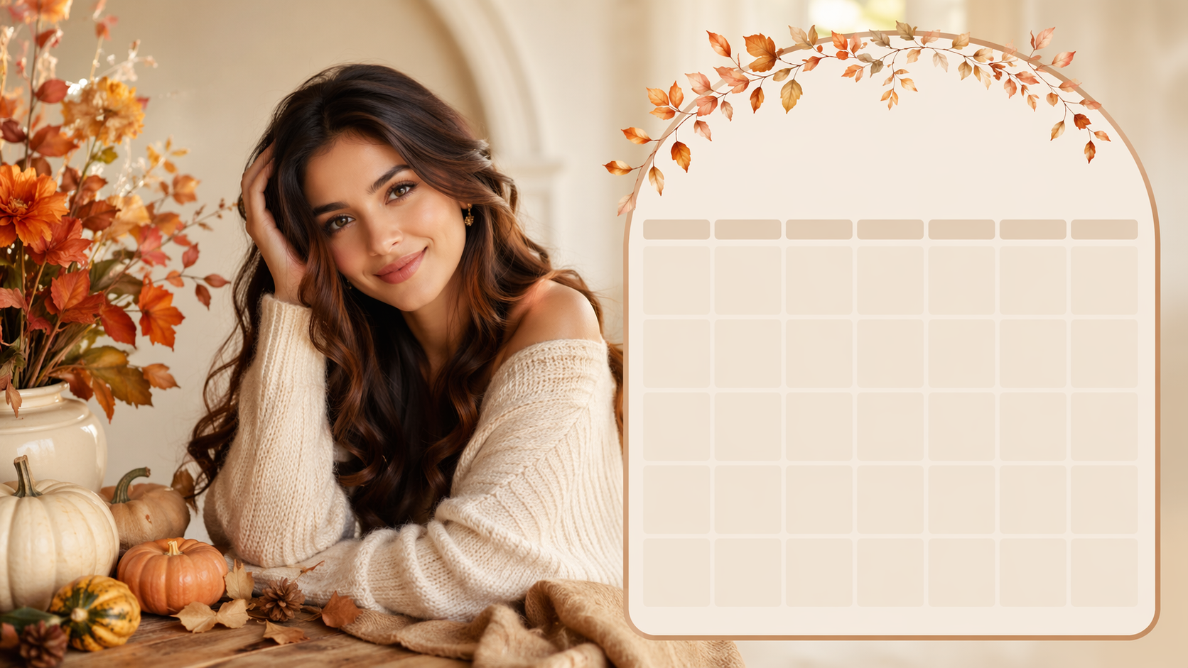 Dreamina AI Calendar Portrait Prompts prompt example 1: January Winter Portrait