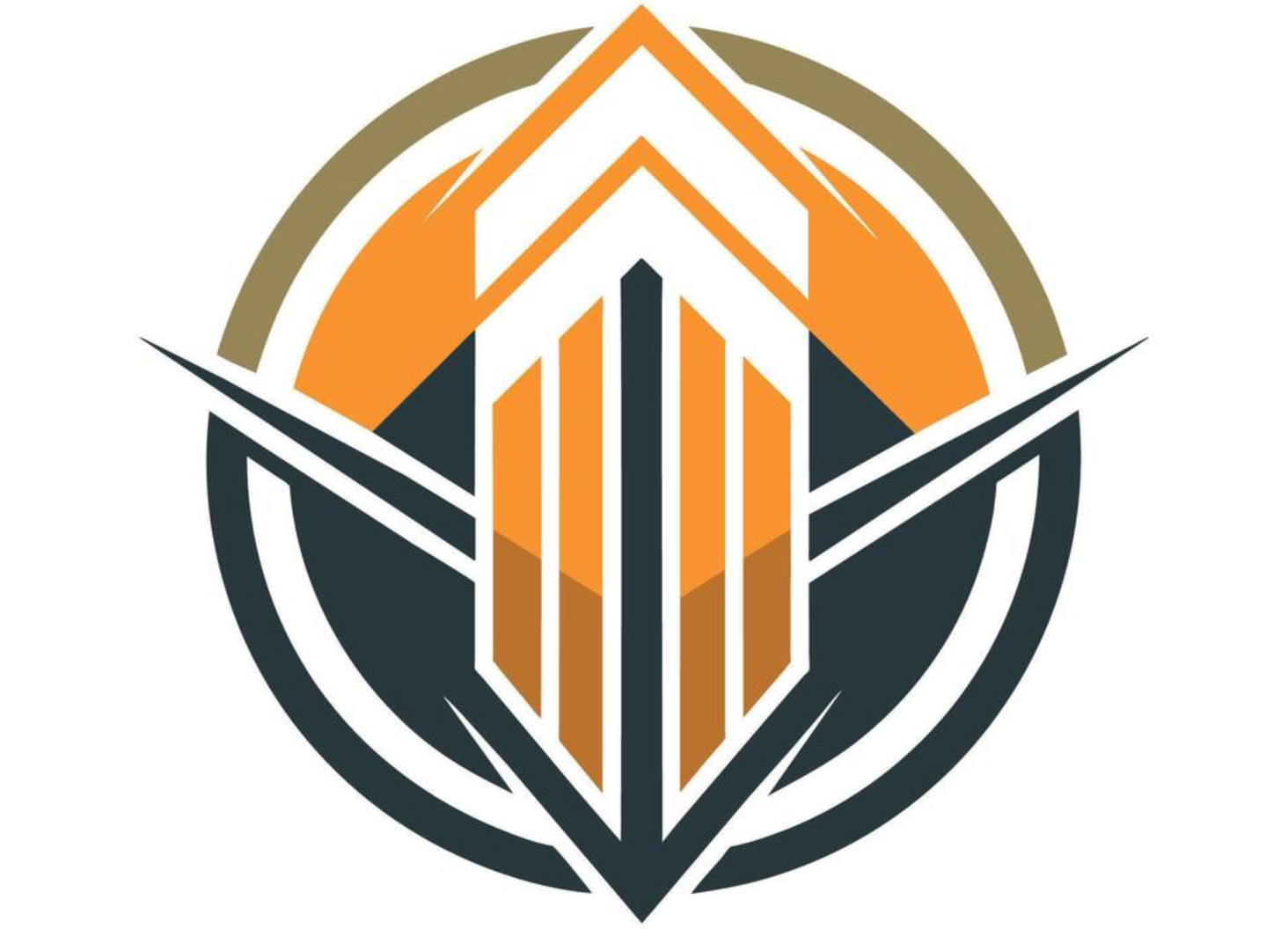 Minimalist branding logo design with clean lines