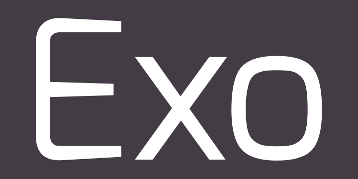 Exo font