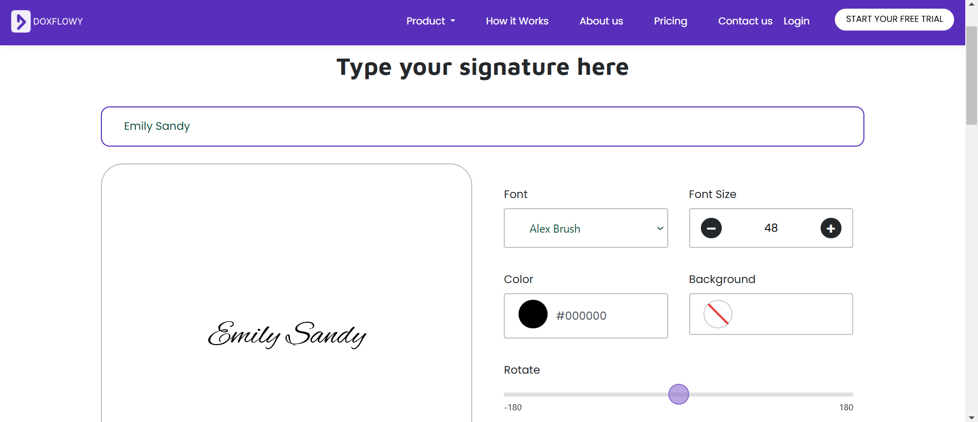 generate fake signature