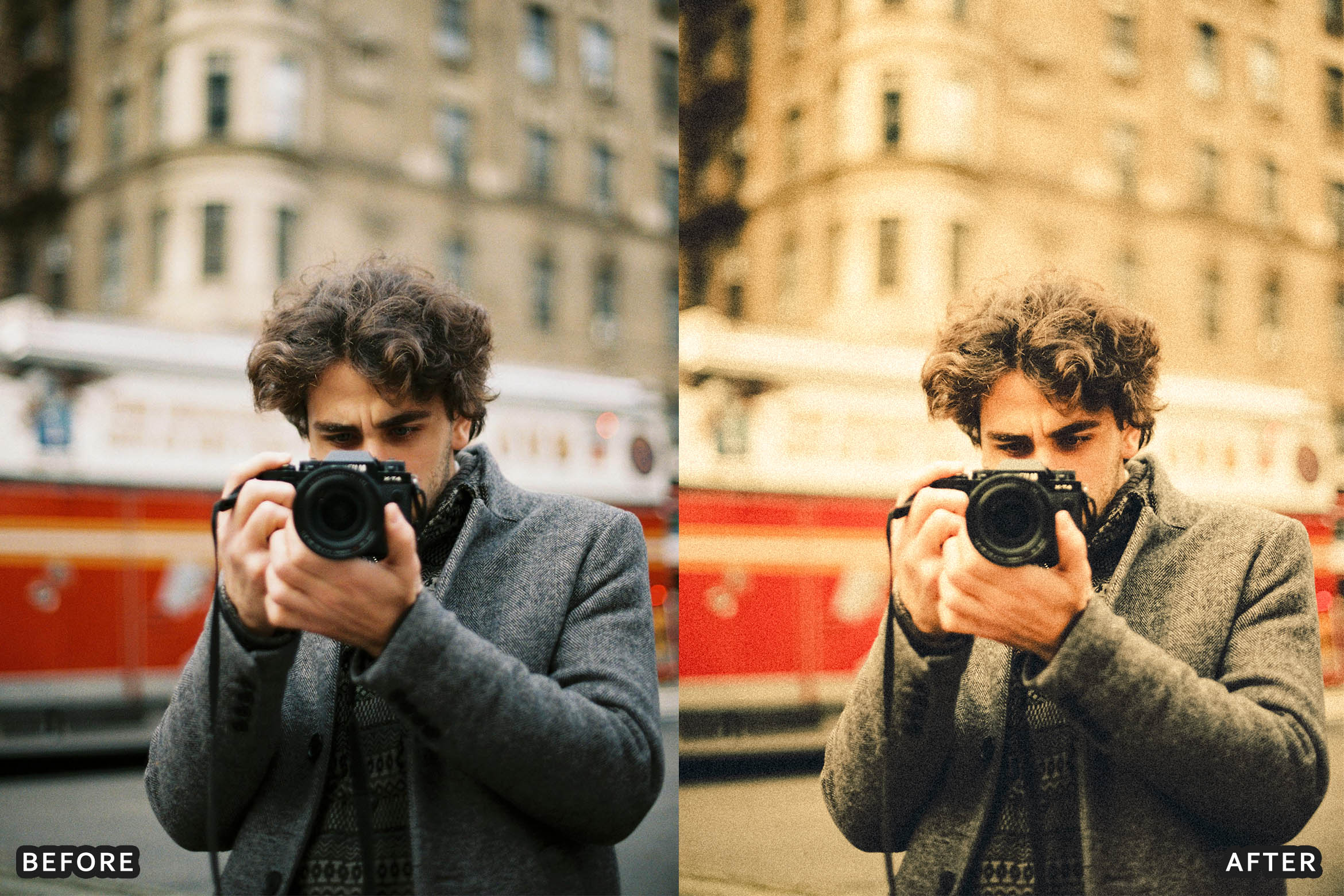Classic vintage camera filters