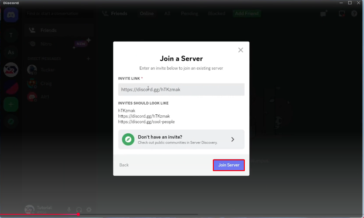 Joining MidJourney Discord Server