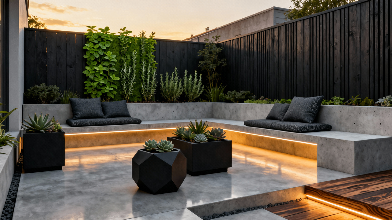 Deck minimalista moderno